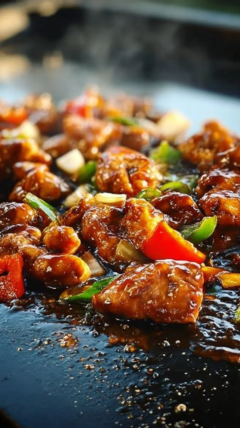 Blackstone Bourbon Chicken