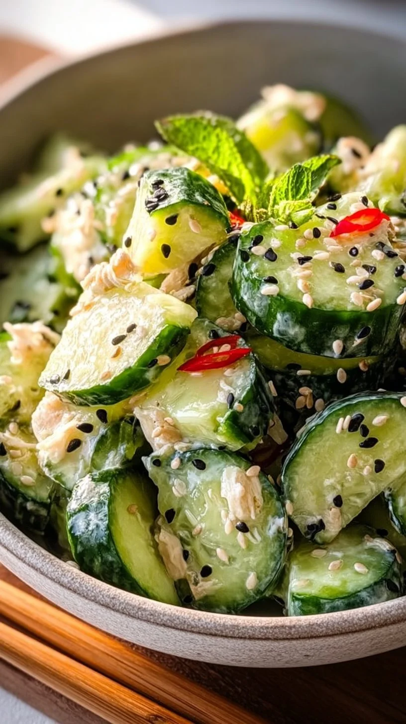 California Roll Cucumber Salad
