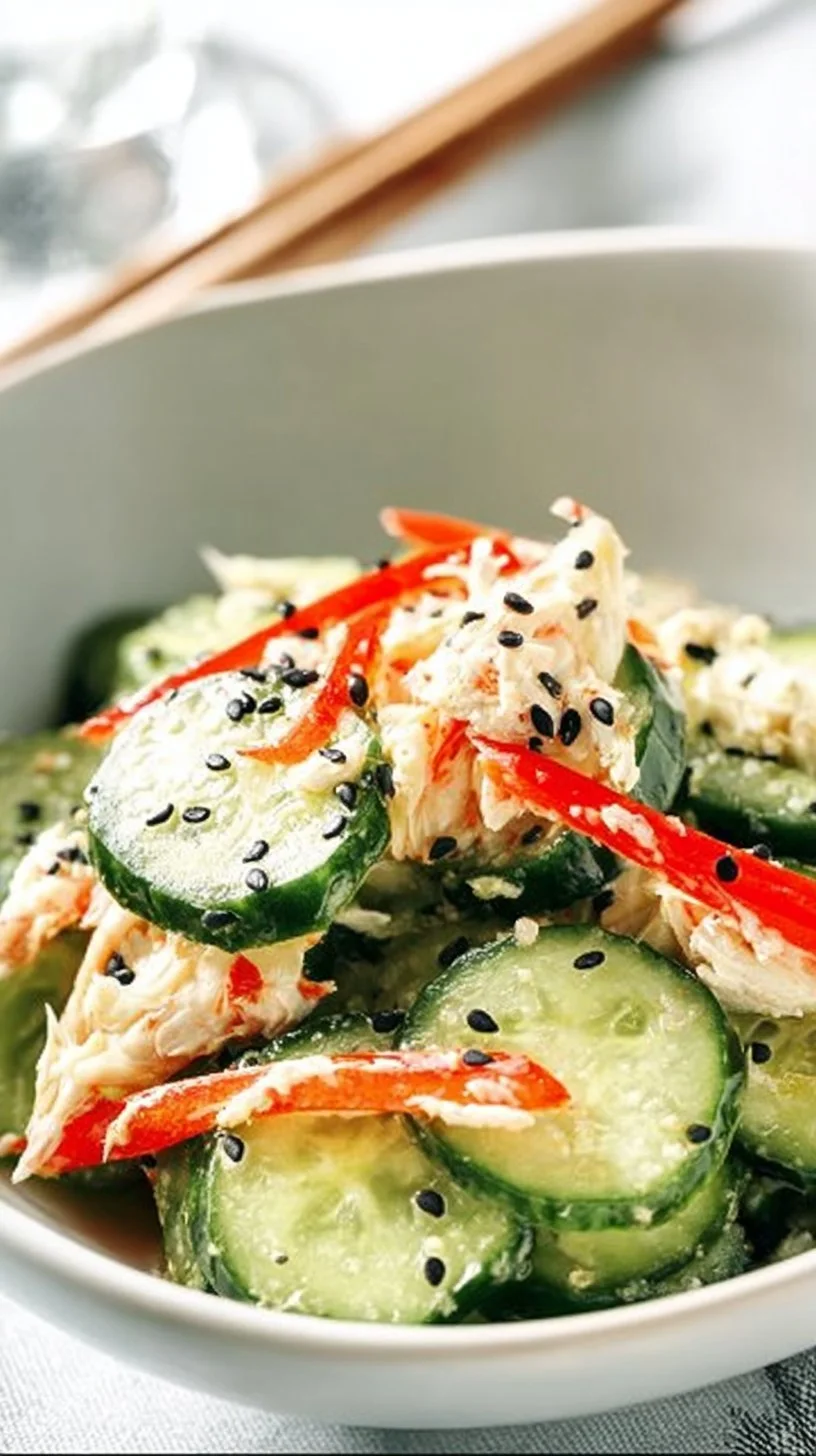 California Roll Cucumber Salad