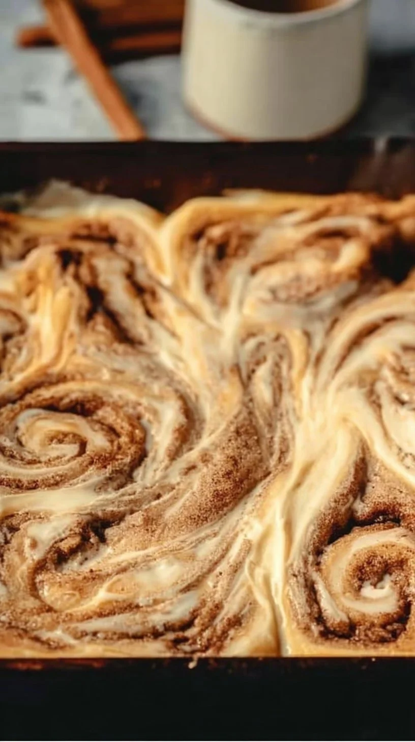 Cinnamon Roll Cake