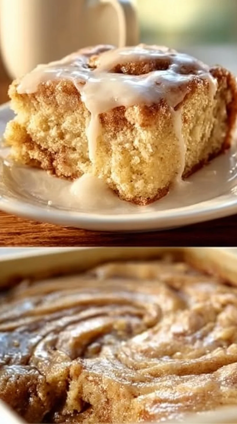 Cinnamon Roll Cake