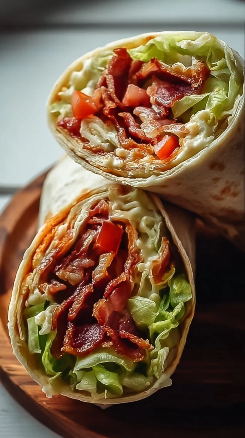 Easy Meal Prep BLT Wraps