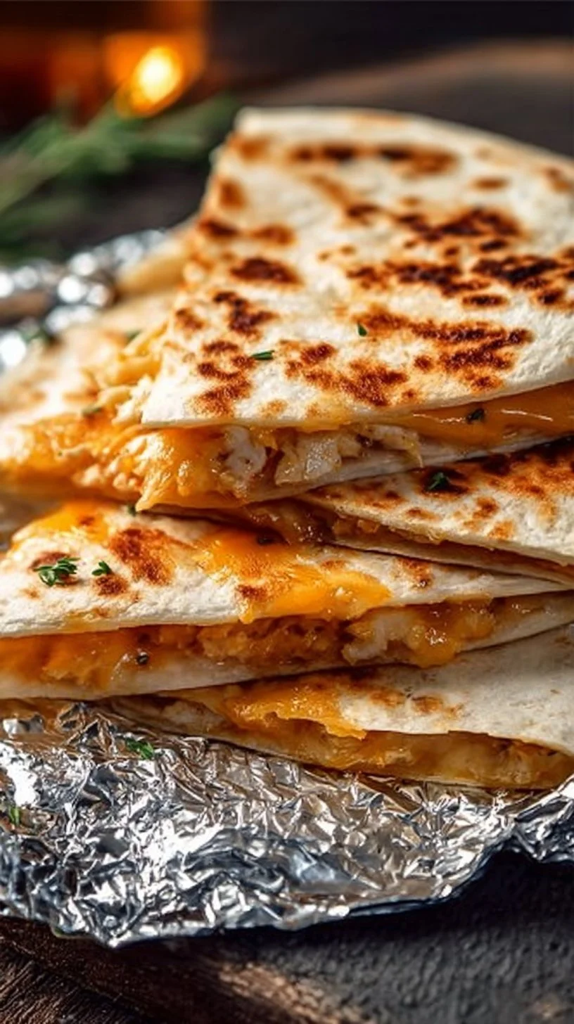 Foil Packet Quesadillas
