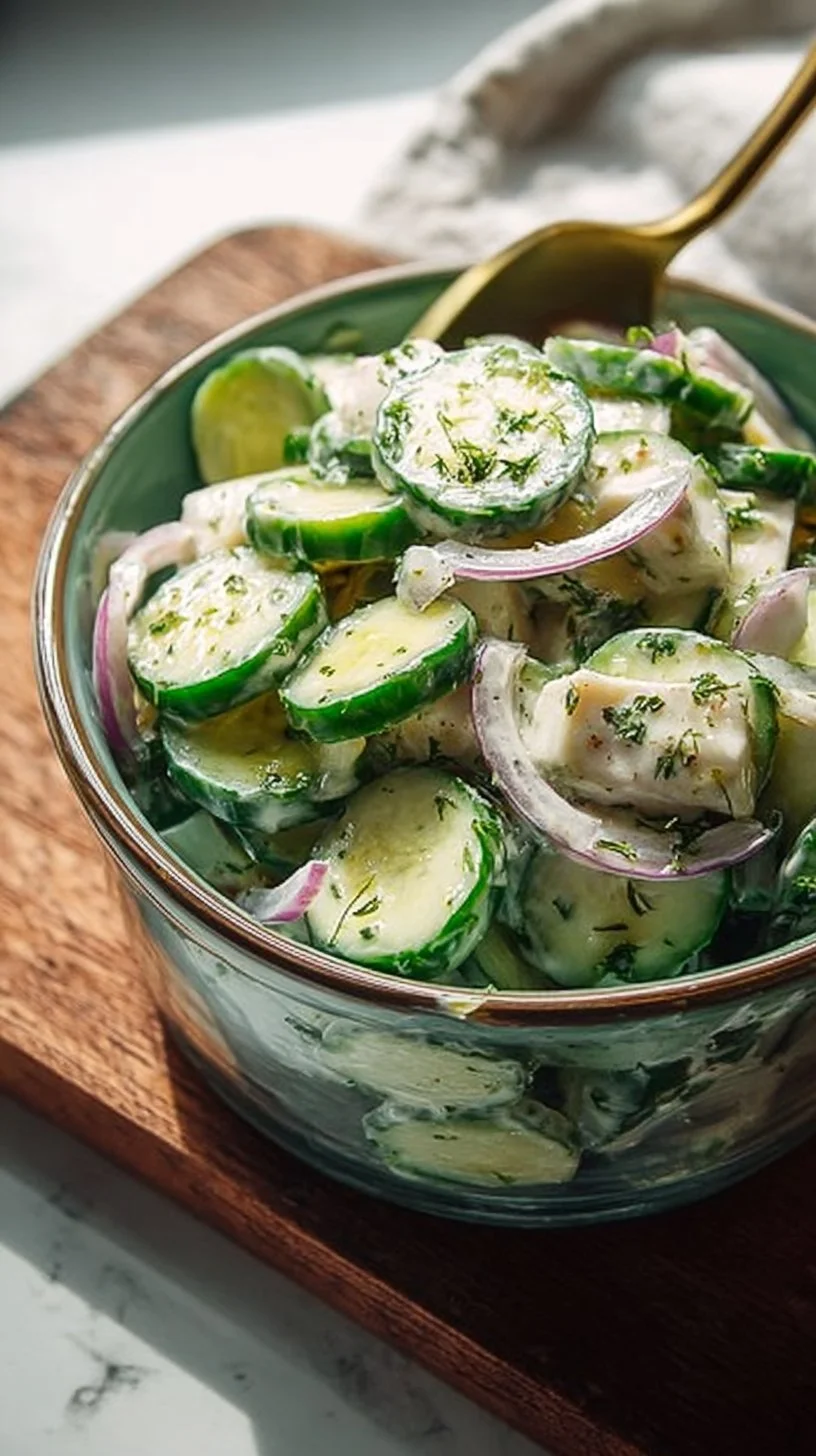 High Protein Cucumber Salad