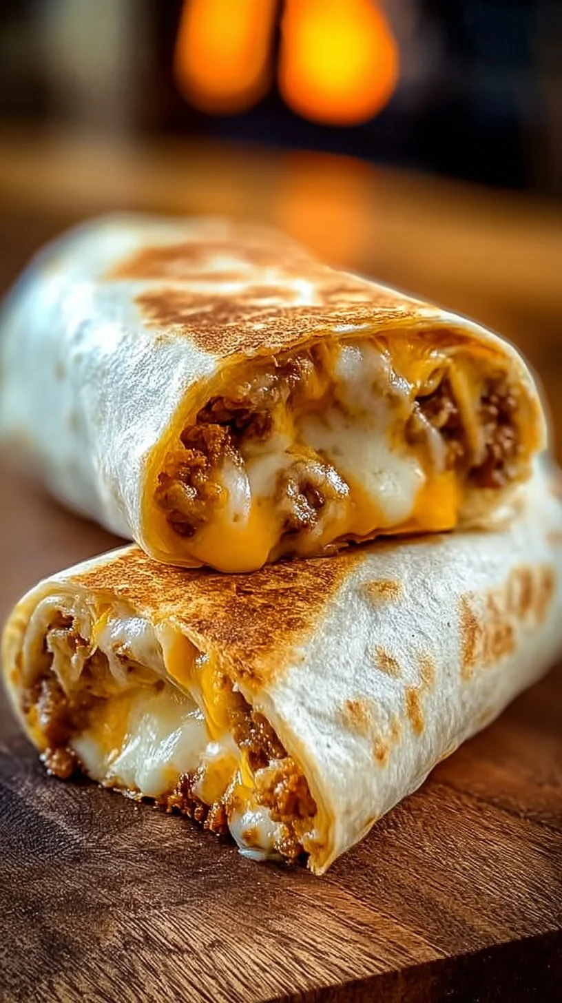 Irresistible Easy Grilled Cheese Burrito