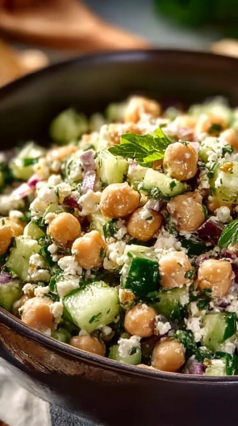 Colorful Lemon Greek Salad with fresh vegetables and feta cheese in a bowl