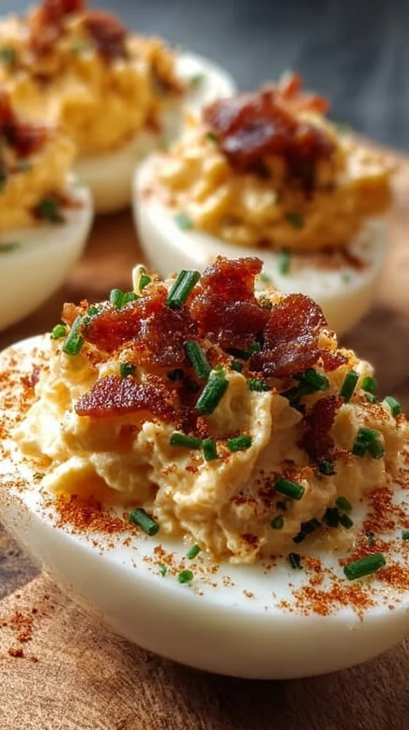 Million Dollar Bacon Deviled Eggs