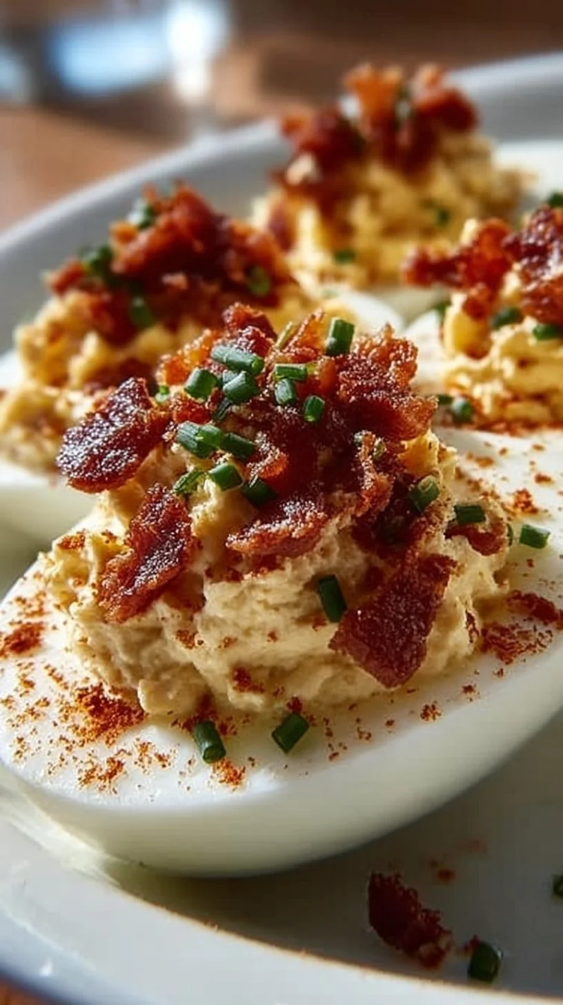 Million Dollar Bacon Deviled Eggs