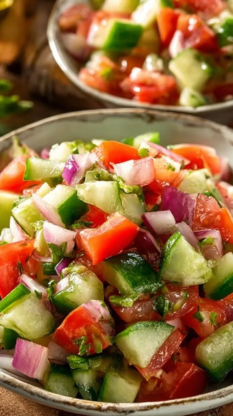 Quick Italian Cucumber Salad