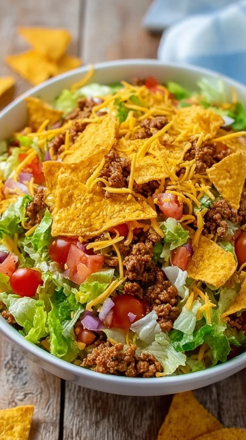 Simple Doritos Taco Salad