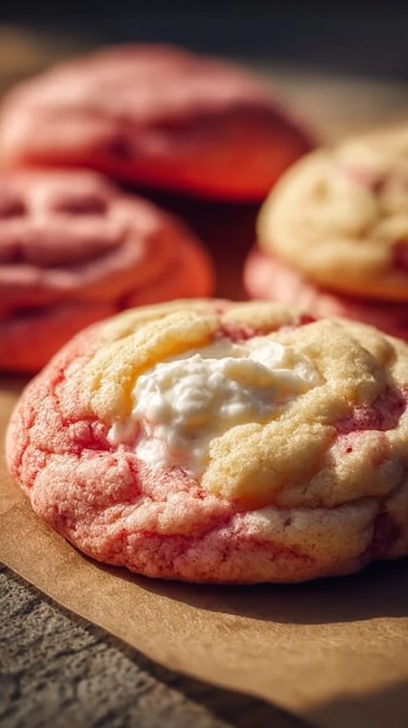 Strawberry Cheesecake Cookies