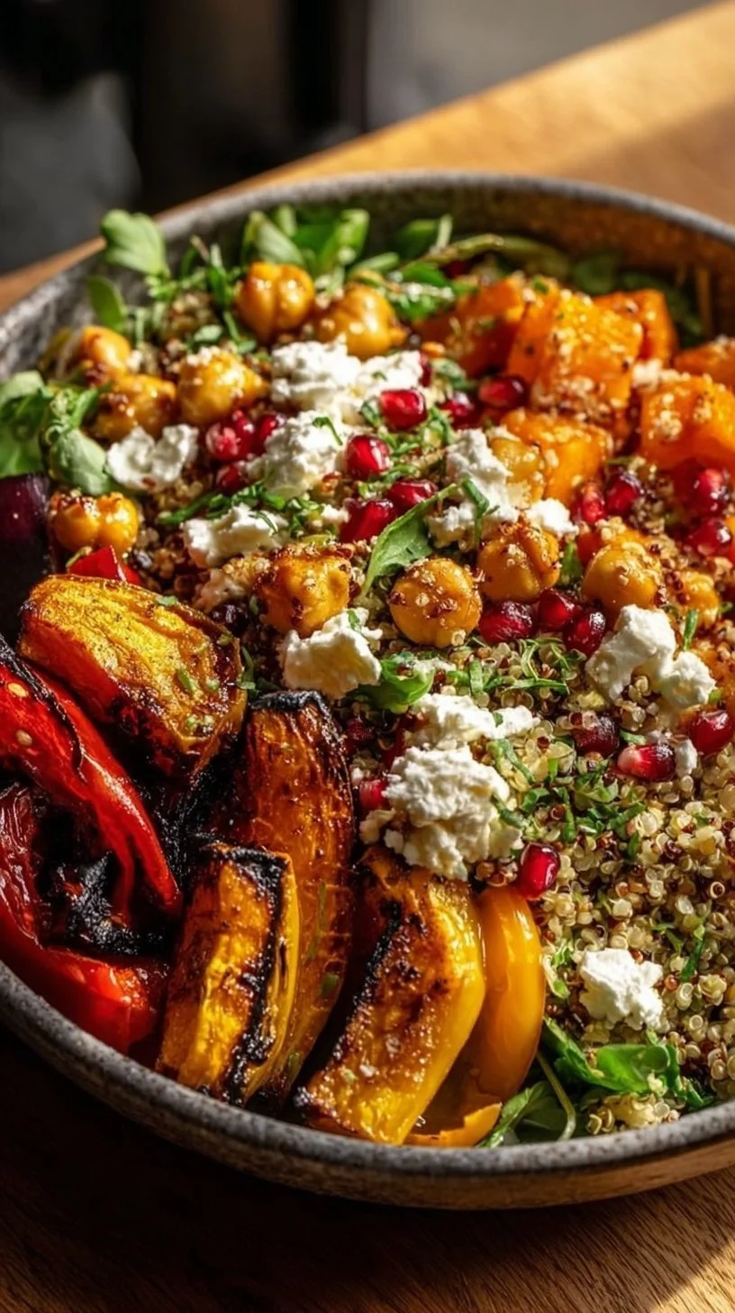 Winter Mediterranean Quinoa Bowl