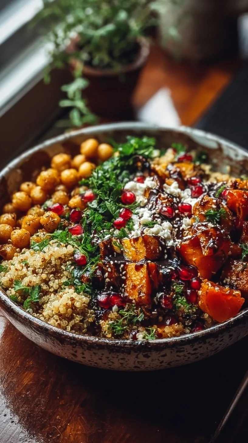 Winter Mediterranean Quinoa Bowl