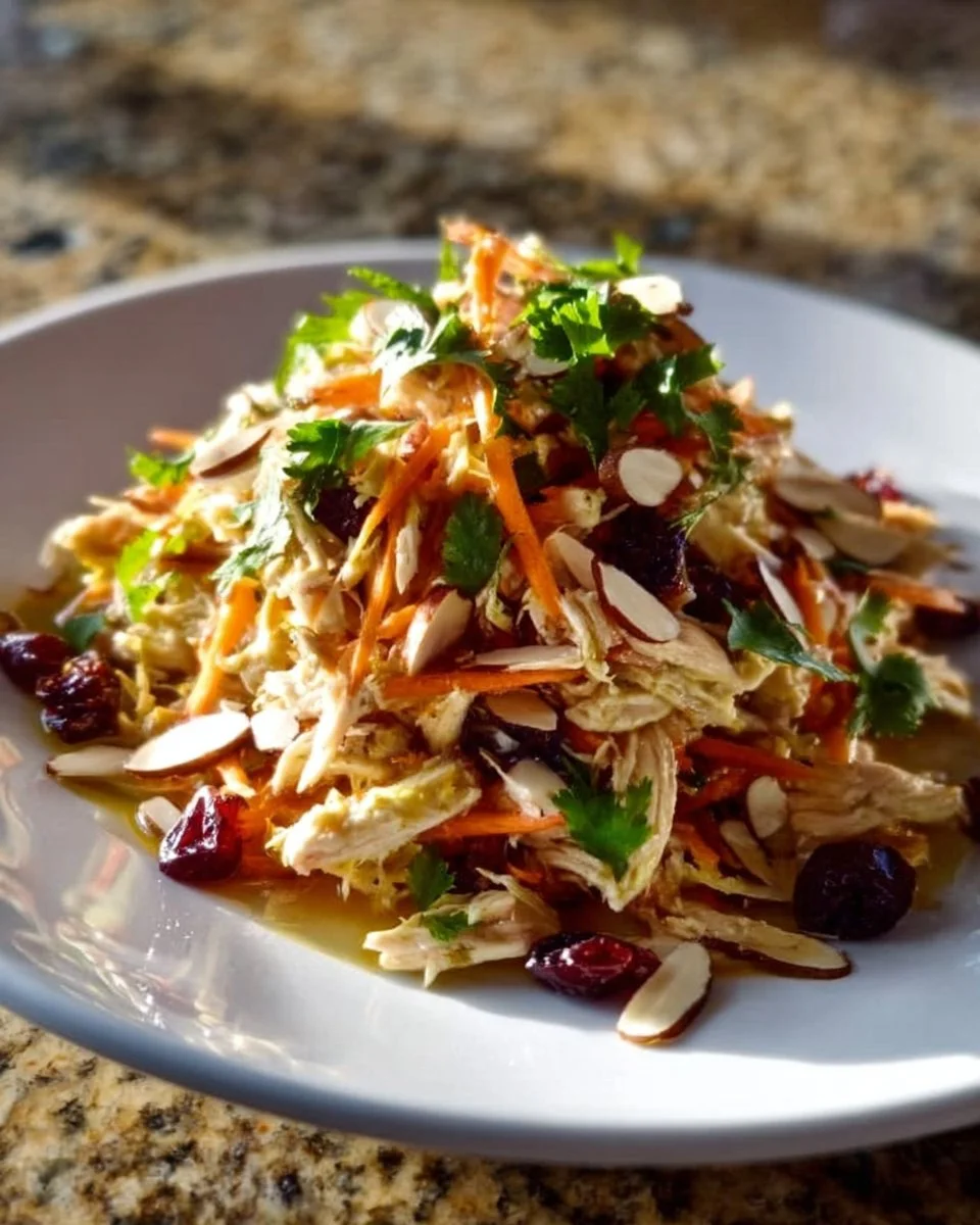 Asian Chicken Cranberry Salad