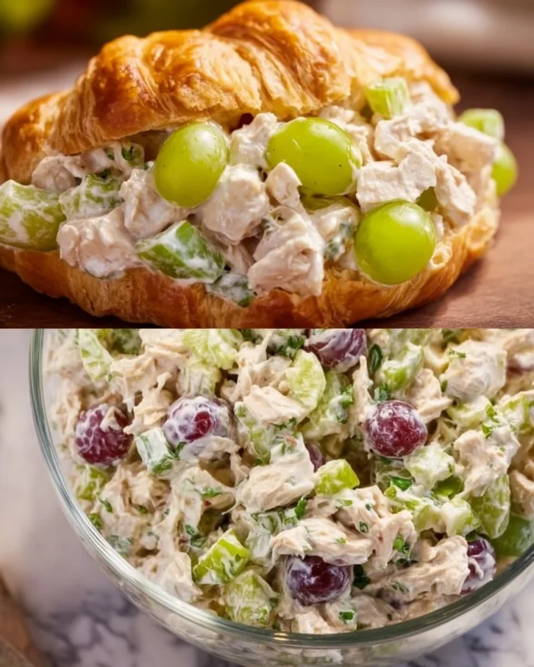 Delicious chicken salad sandwich made with fresh ingredients