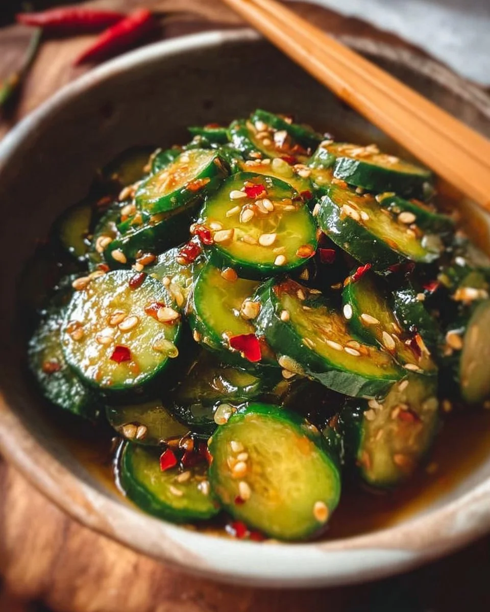 Easy Asian Cucumber Salad