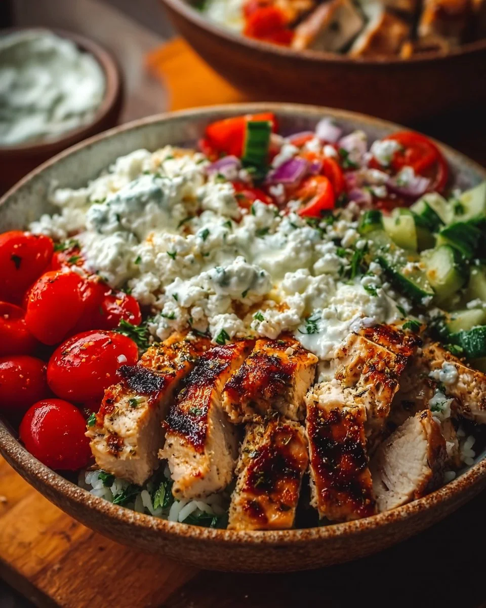 Greek Chicken Bowls