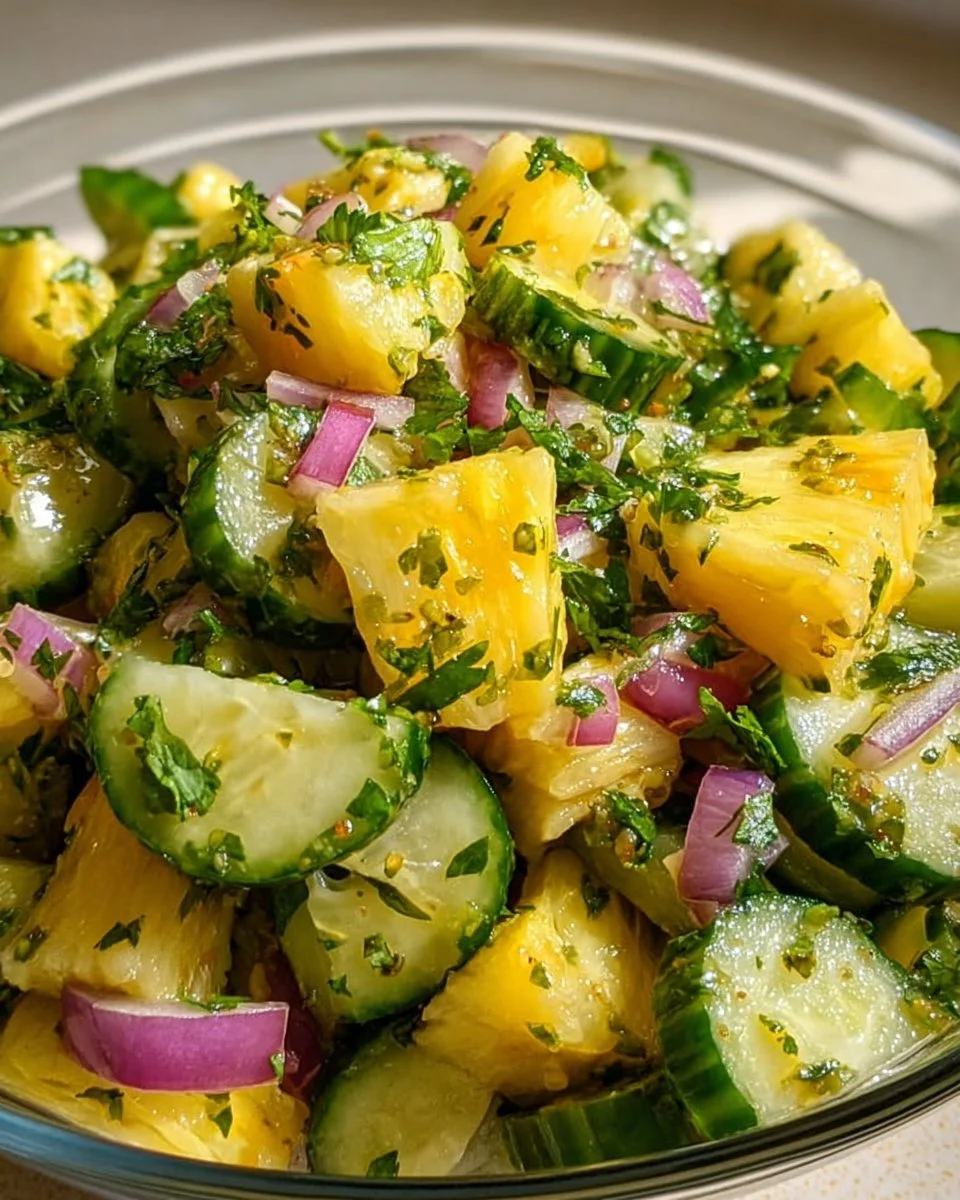 Pineapple Cucumber Salad