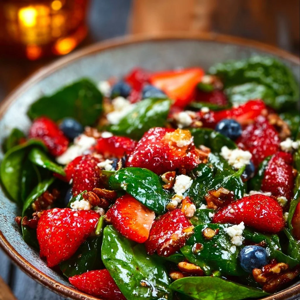 30-Minute Strawberry Spinach Salad