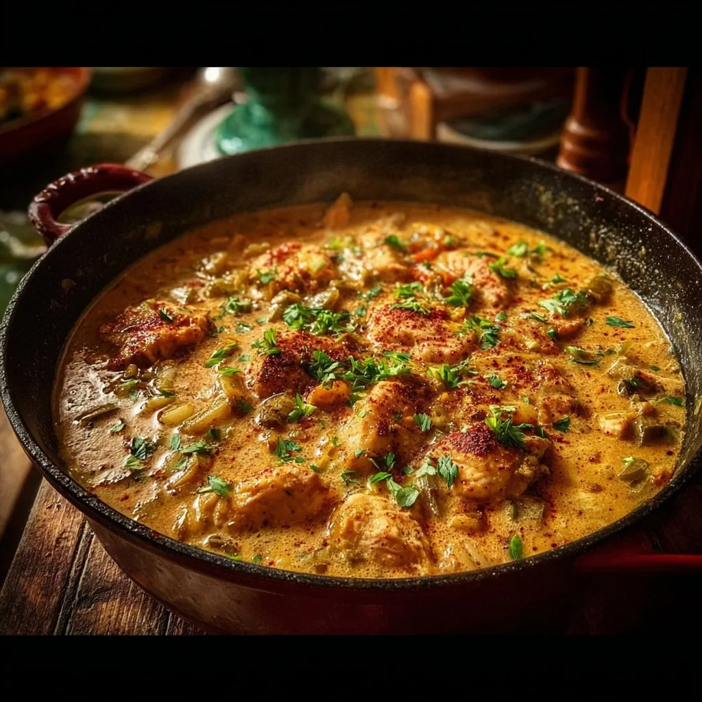 Authentic Chicken Étouffée