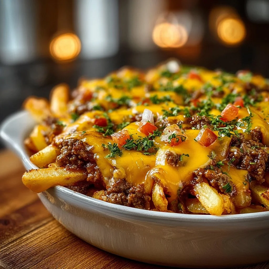 Cheeseburger French Fry Casserole