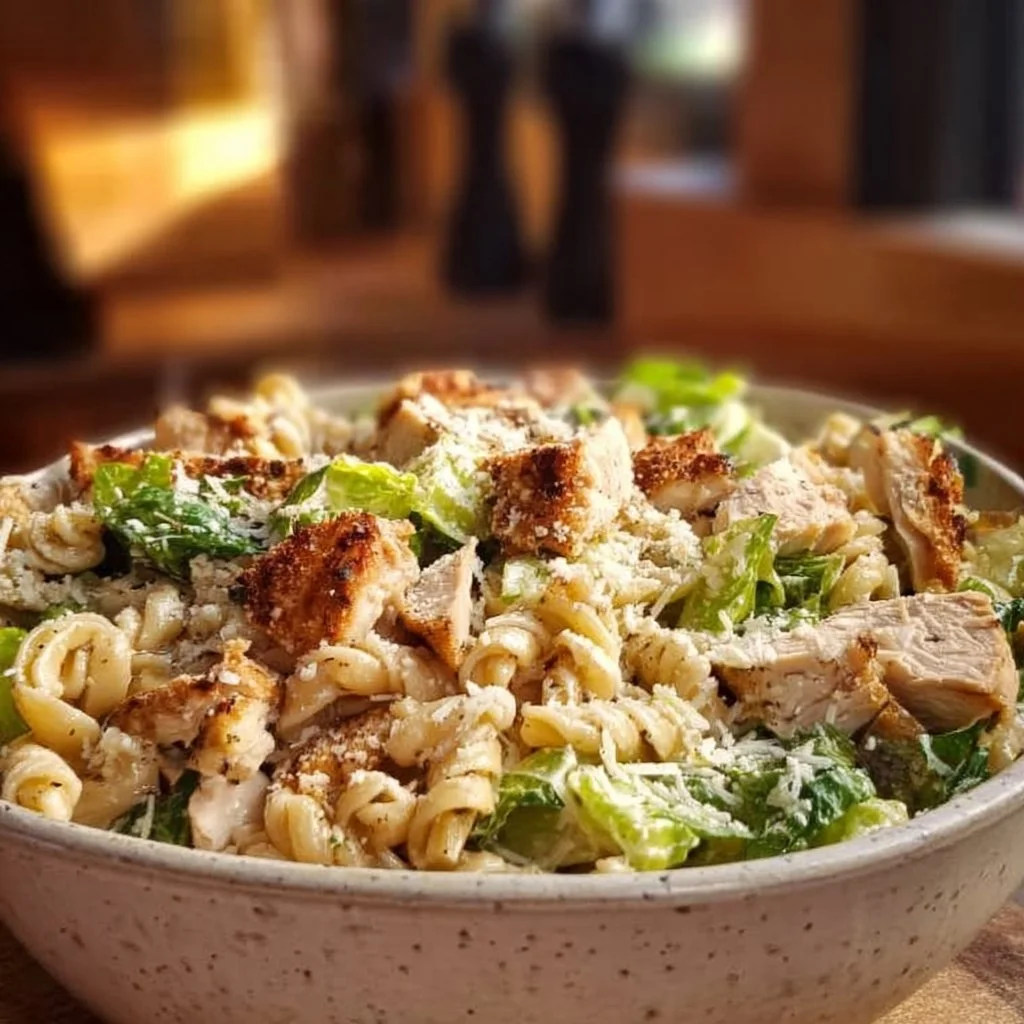 Chicken Caesar Pasta Salad