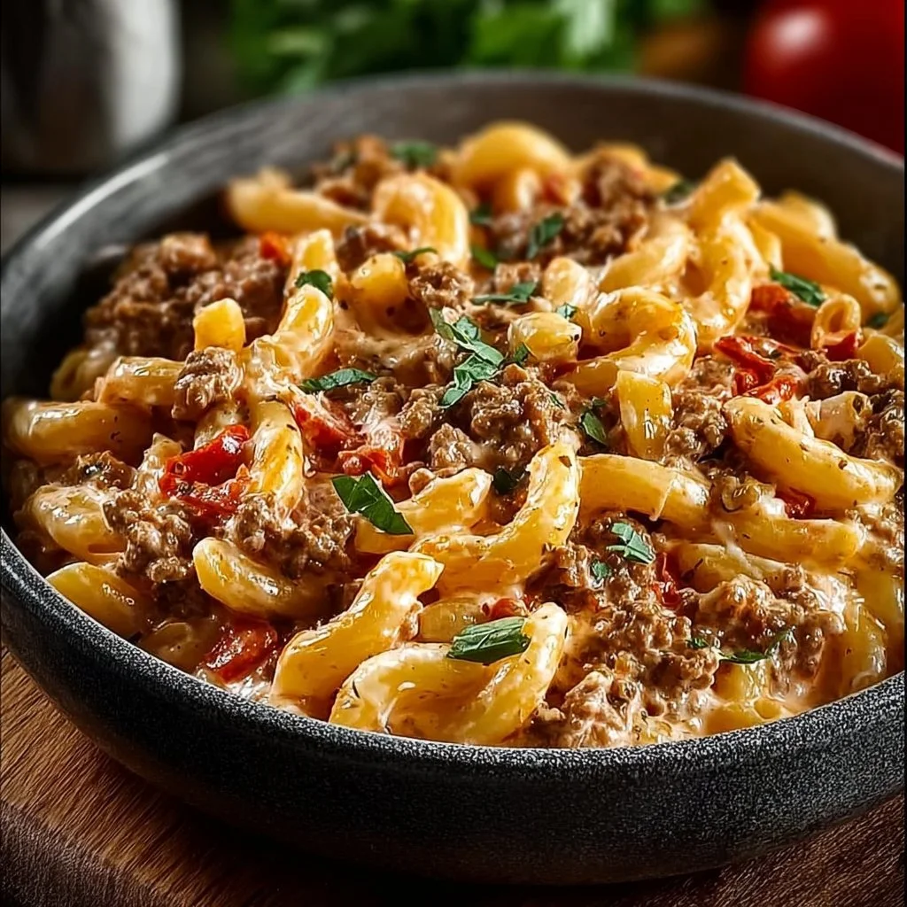 Creamy Rotel Pasta with Ground Beef for Cozy Weeknight Dinners