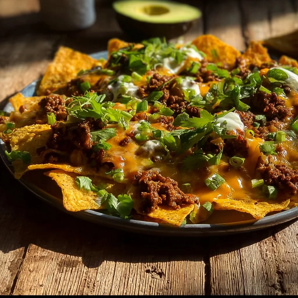 Easy Cheesy Beef Nachos