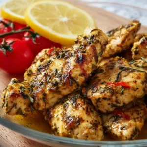 Easy Greek chicken marinade recipe for juicy and flavorful grilled chicken.