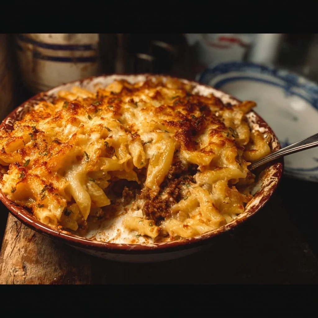 Egyptian Bechamel Pasta