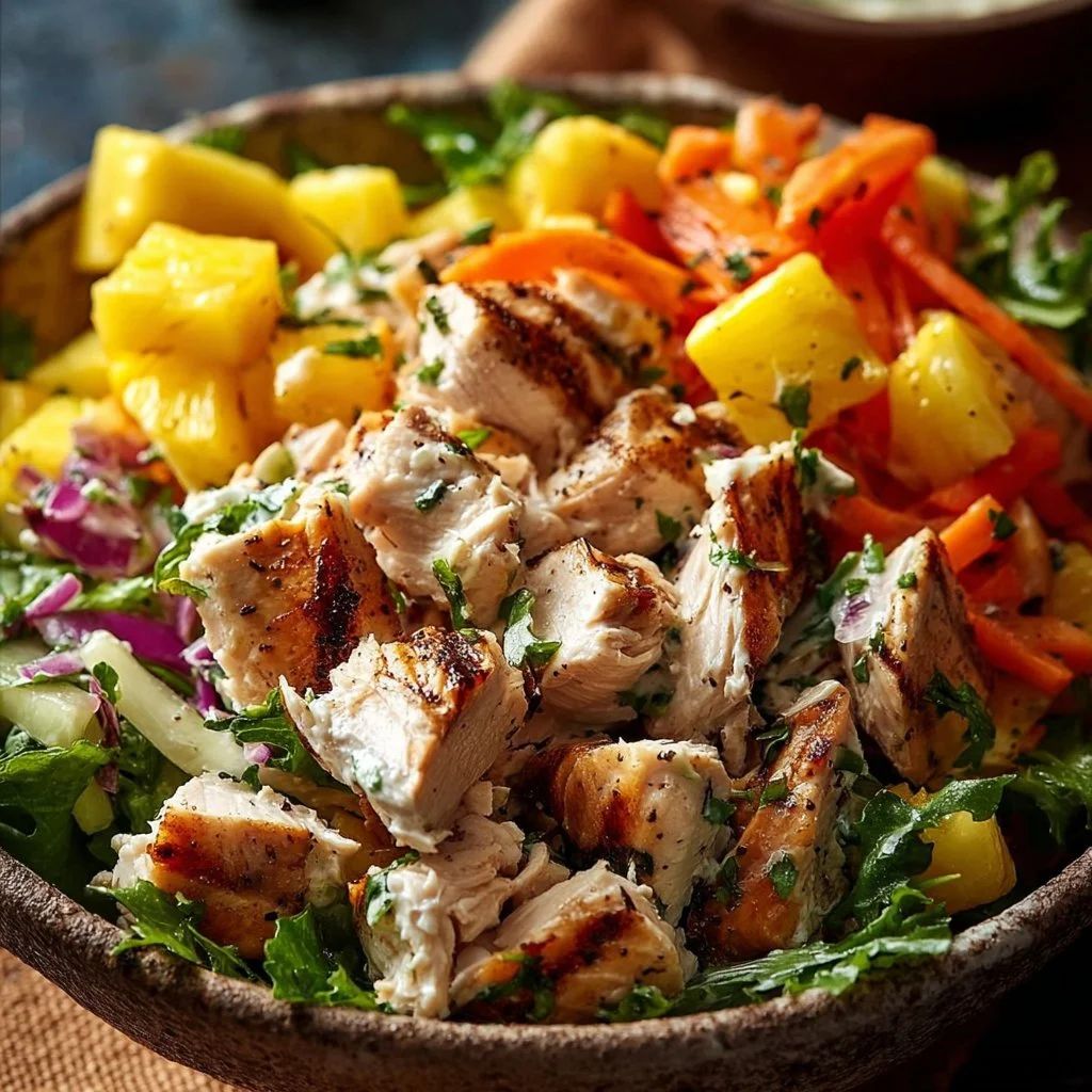 Hawaiian Chicken Salad: Gluten-Free & Whole Health Flexi-Plan