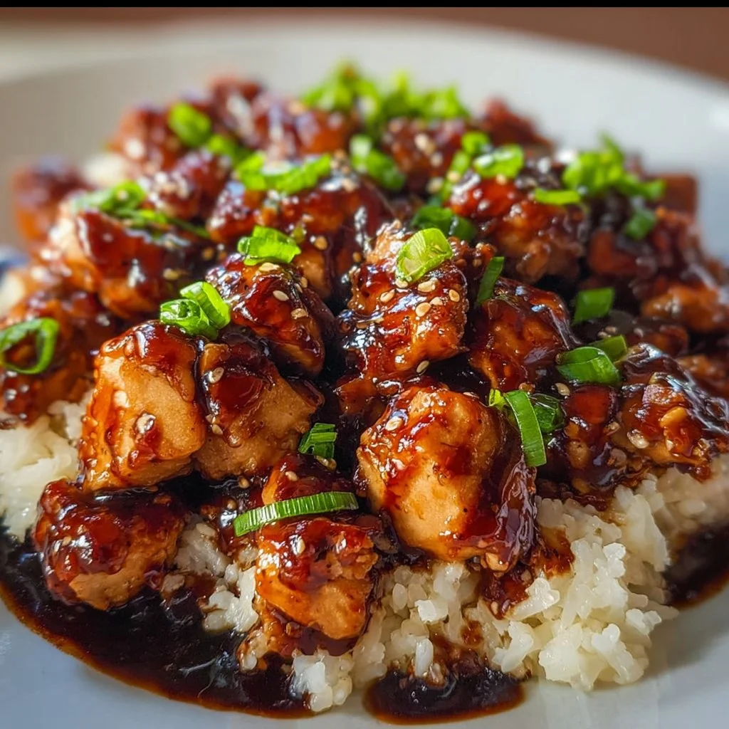 Honey BBQ Chicken Rice