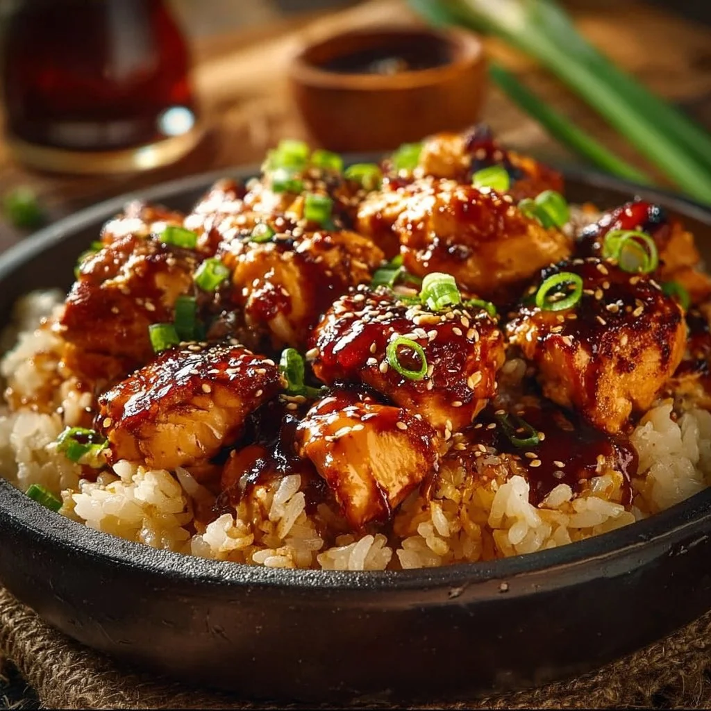 Honey BBQ Chicken Rice