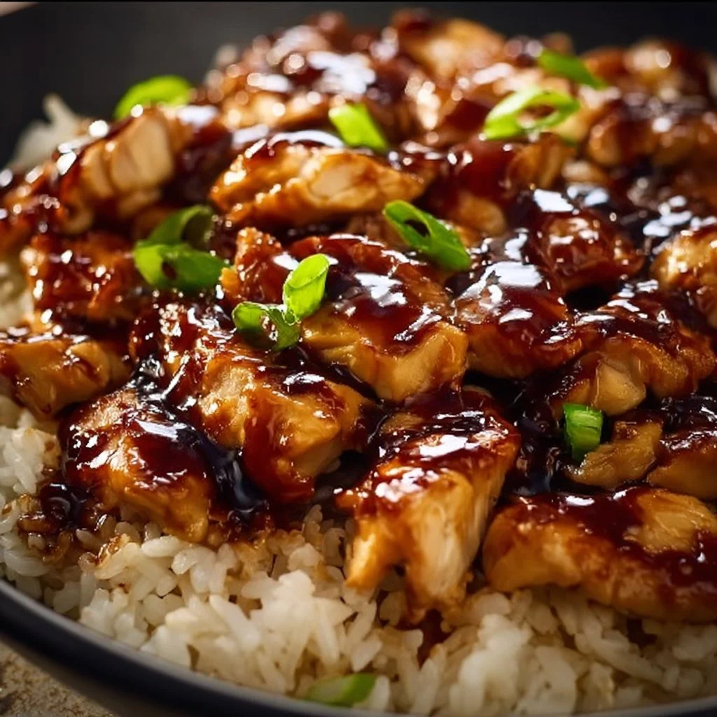 Honey BBQ Chicken Rice