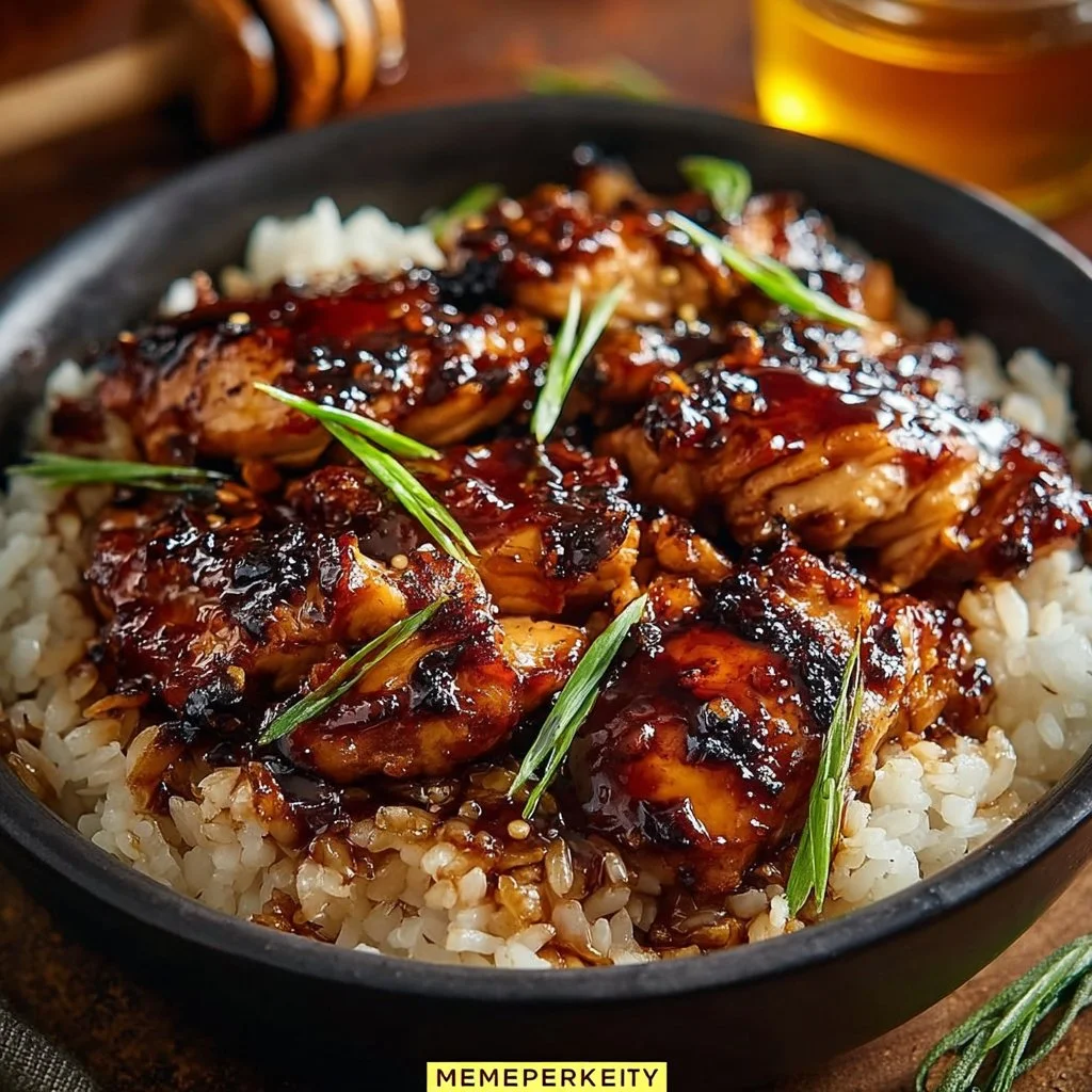 Honey BBQ Chicken Rice