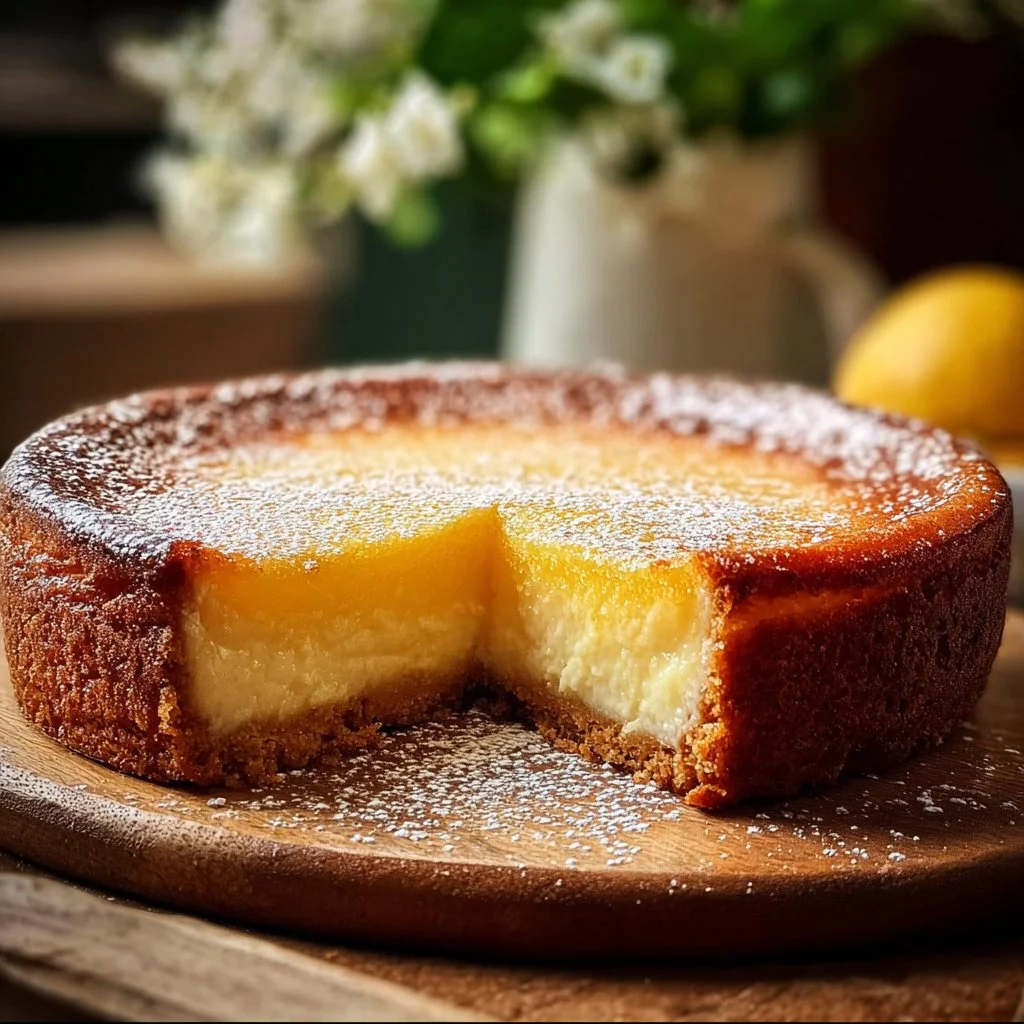 Italian Grandma’s Lemon Custard Cake
