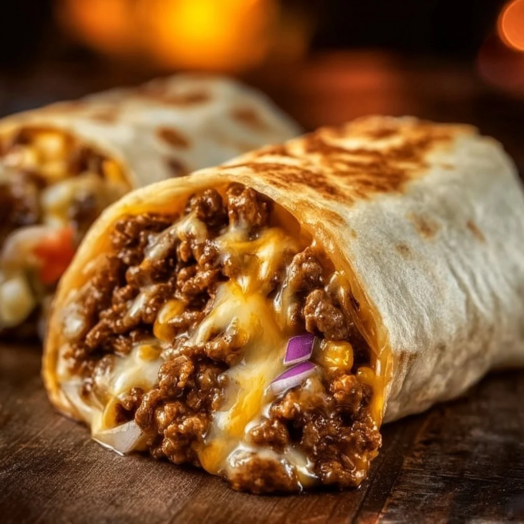 Loaded Taco Bell Beefy Melt Burrito