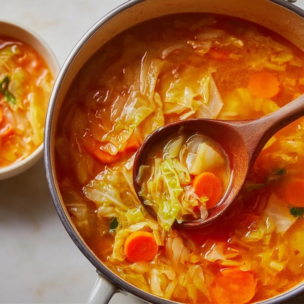 Low Calorie Cabbage Fat Burning Soup
