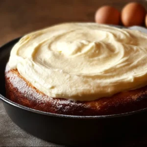 Delicious Melt-in-Your-Mouth Cake on a wooden table