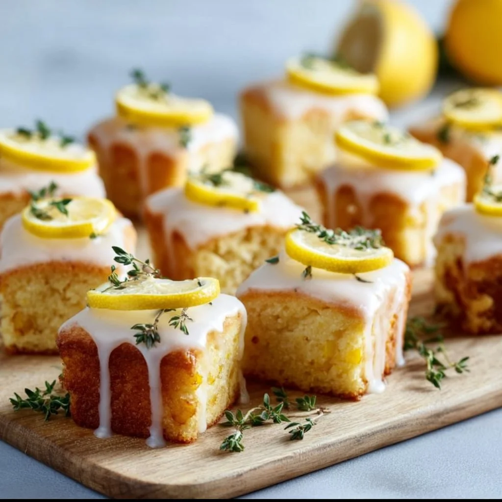 Mini Lemon Drizzle Cakes