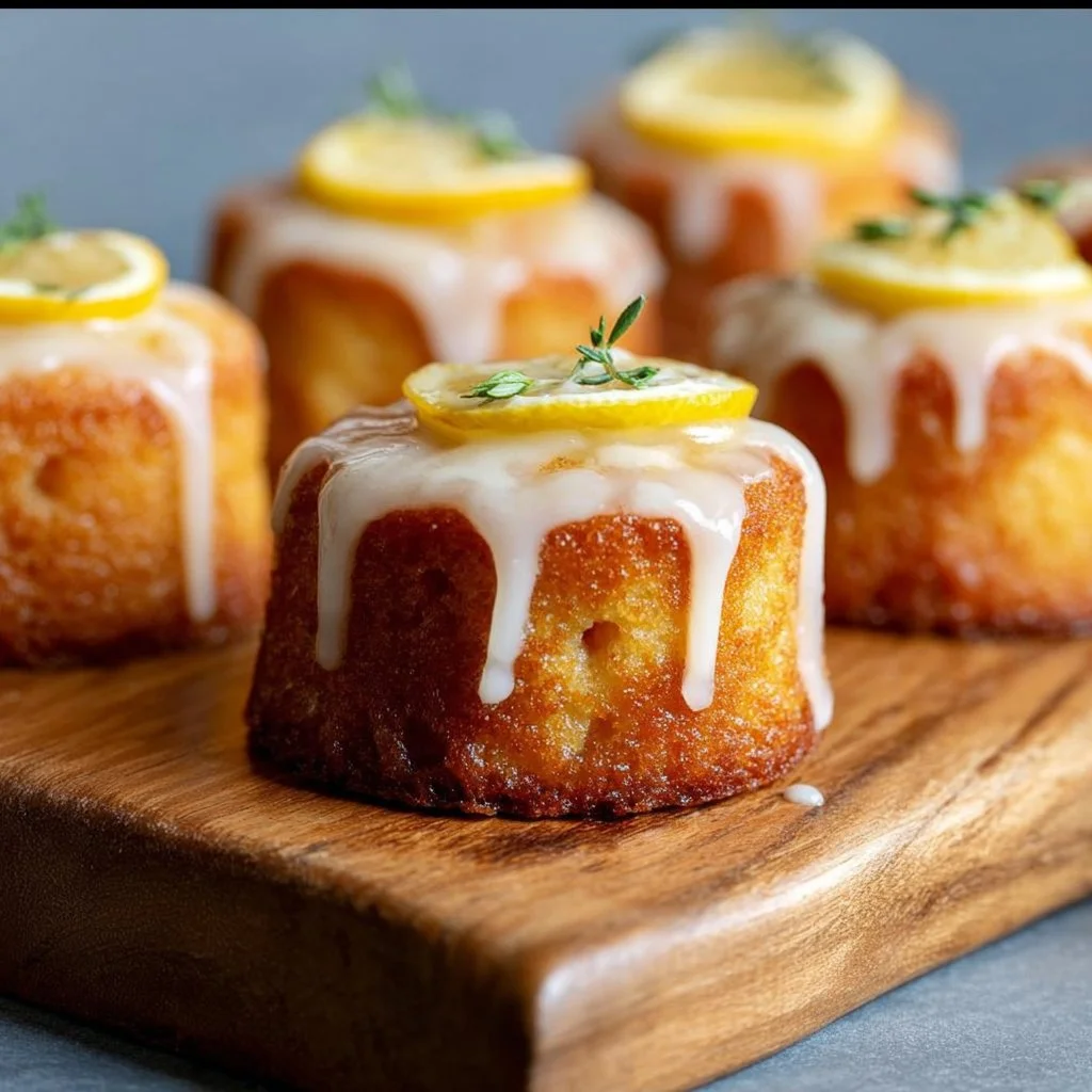 Mini Lemon Drizzle Cakes