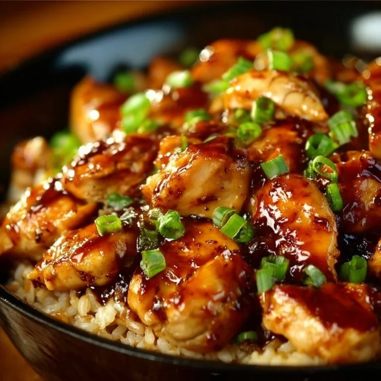 One-Pan Bold Honey BBQ Chicken Rice dish ready to serve.