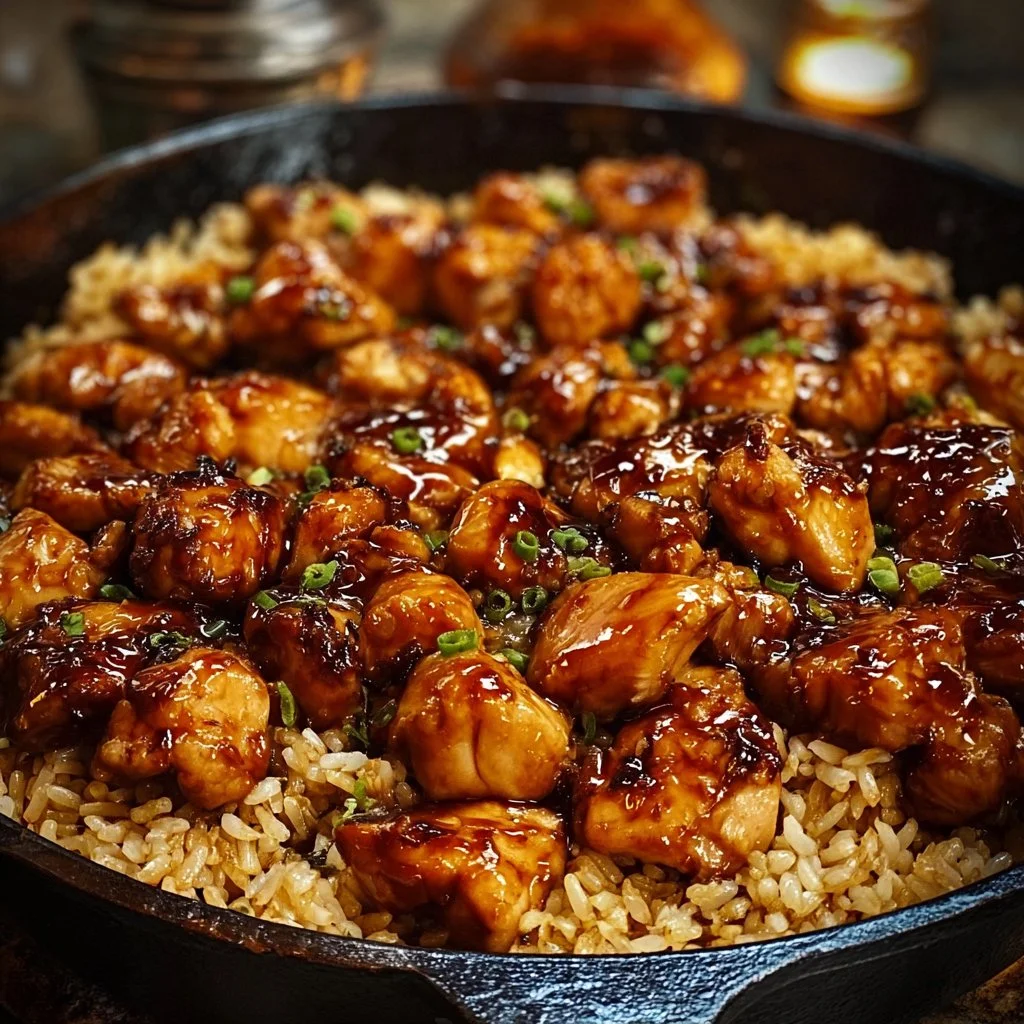 One-Pan Bold Honey BBQ Chicken Rice