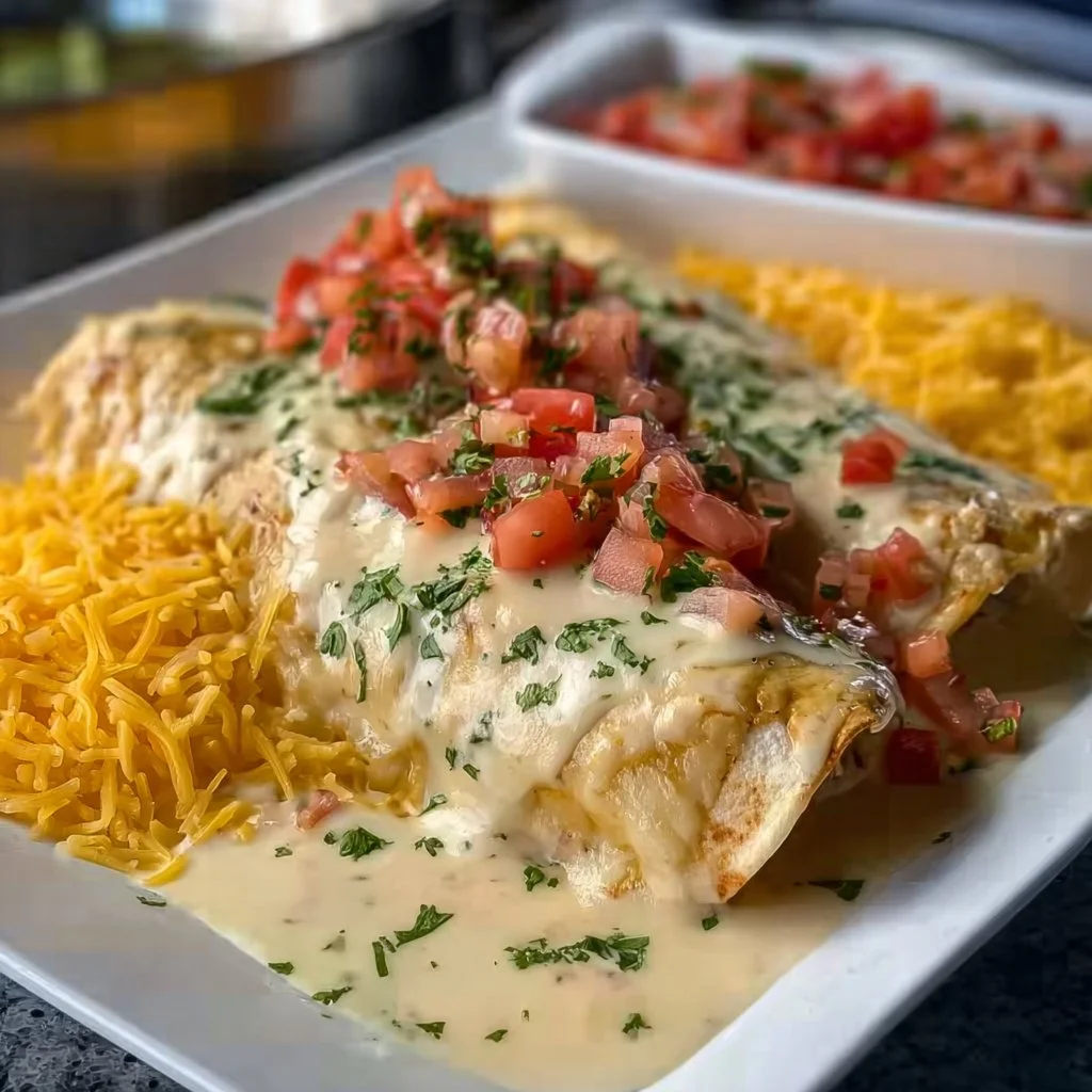 Queso Chicken Enchiladas for a Quick and Cheesy Dinner Delight