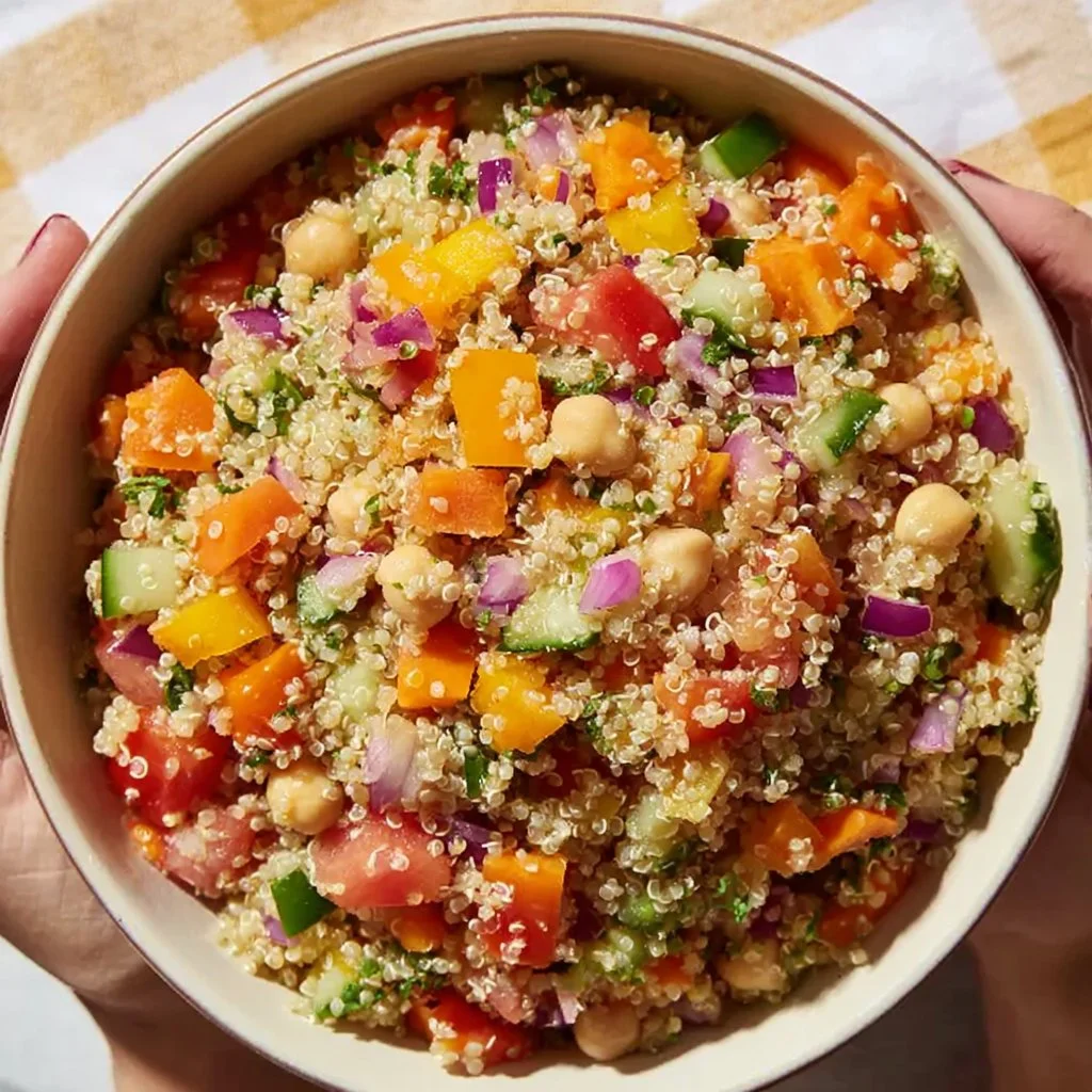 Quinoa Chickpea Salad