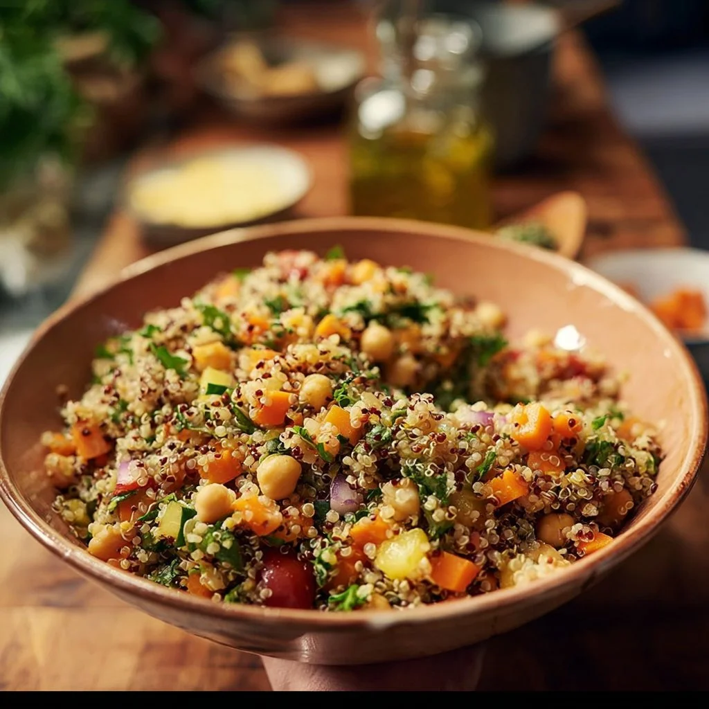 Quinoa Chickpea Salad