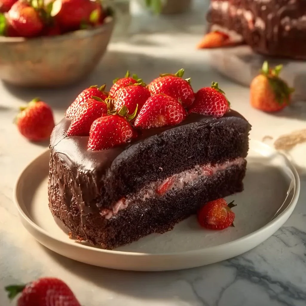 Strawberry Chocolate Cake