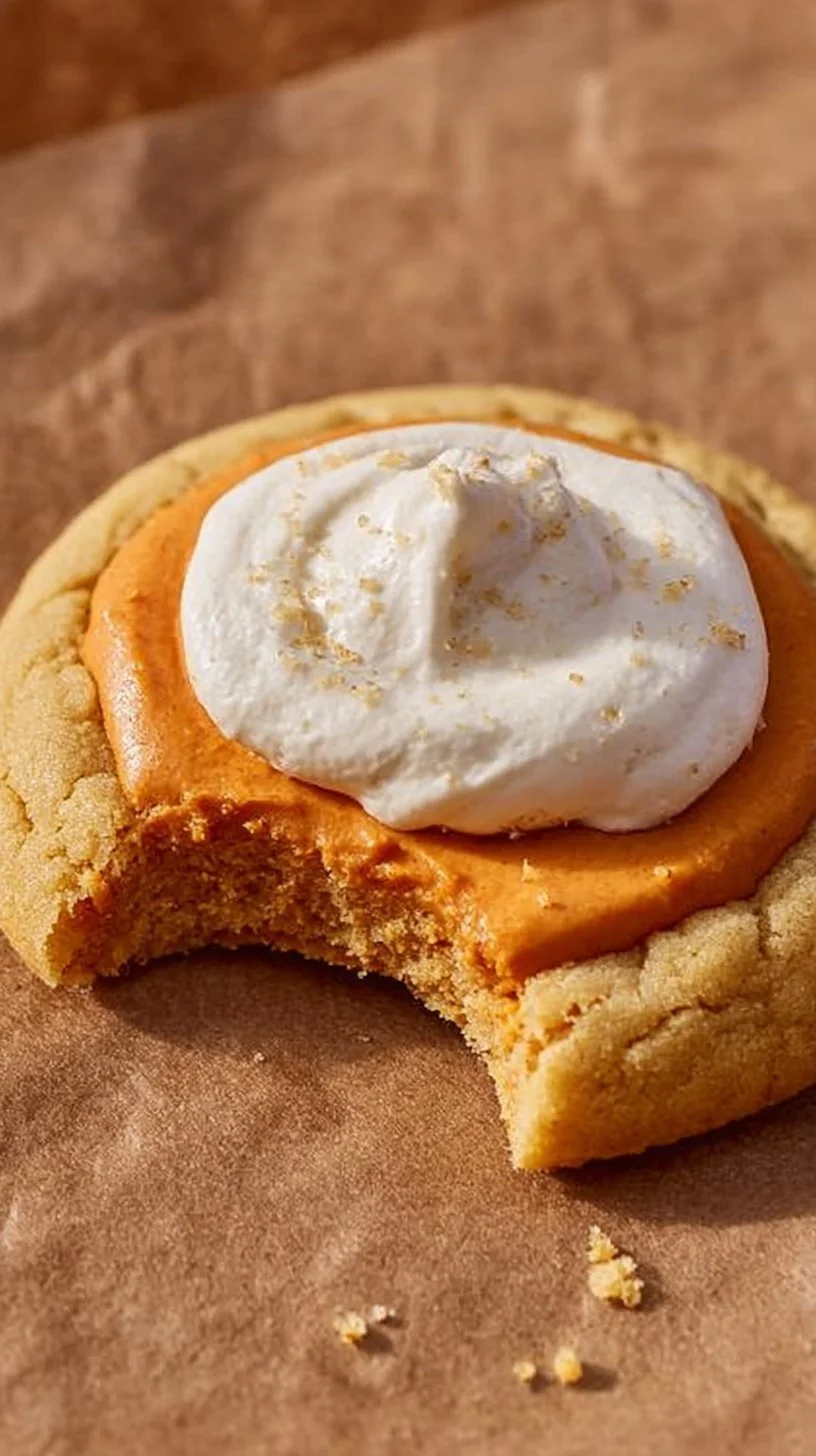 Crumbl Pumpkin Pie Cookies