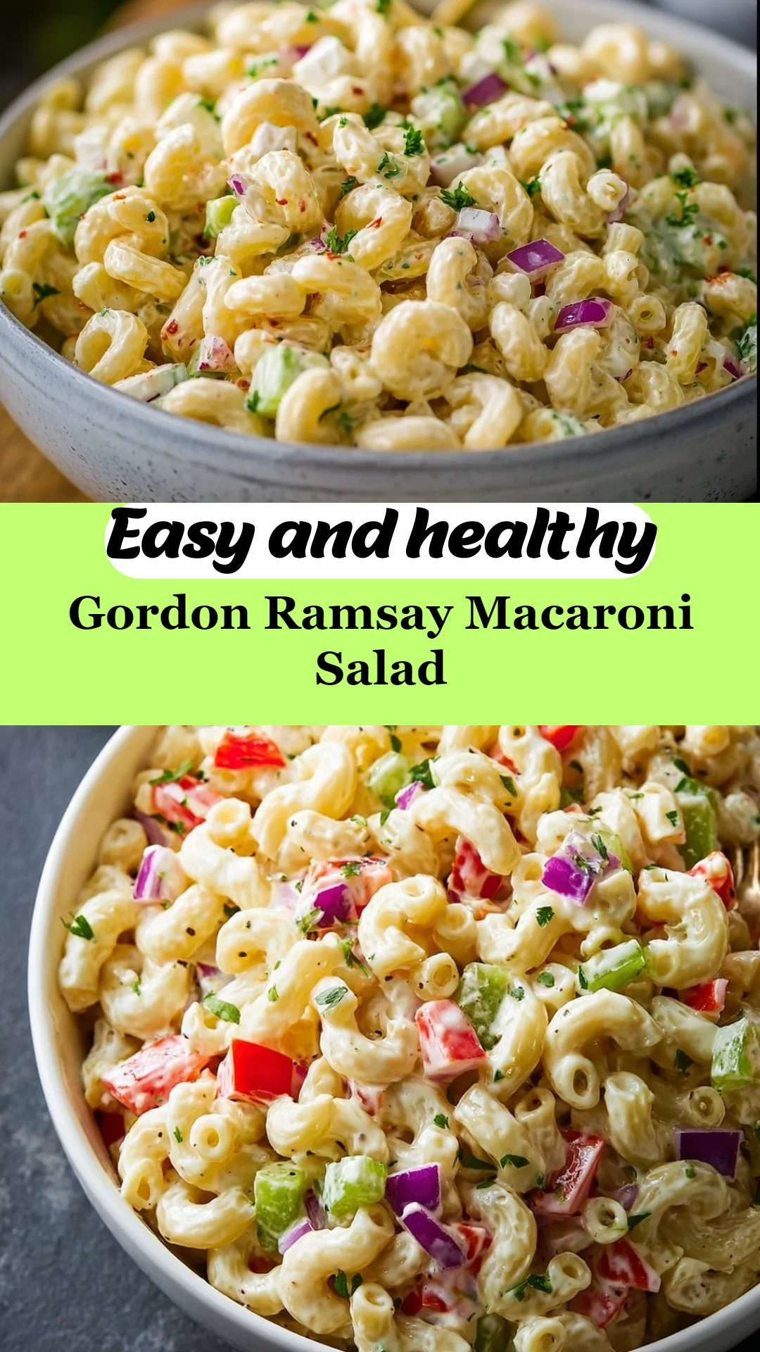 Gordon Ramsay Macaroni Salad