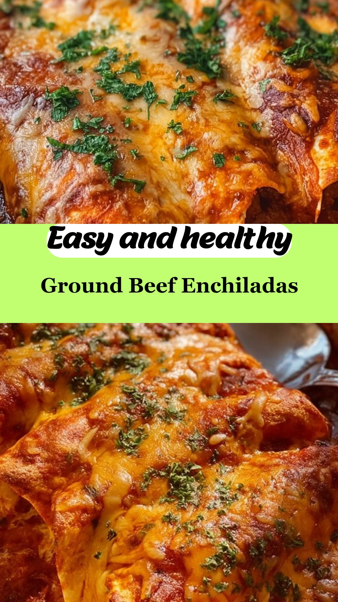 Ground Beef Enchiladas
